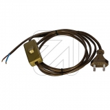 EGB<br>Euro connection cable with switch gold 1.8m<br>-Price for 5 pcs.<br>Article-No: 022925