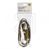 EGB<br>SB Euro connection cable with switch gold 1.8m<br>Article-No: 022975