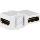 S-ConnKeystone Verbinder HDMI-A-Buchse 18Gbps, Winkel 08-10051Artikel-Nr: 046825
