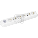 Panasonic<br>6-way socket strip white with switch WLTA04602WH-EU1<br>Article-No: 064640