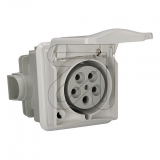 PCE<br>CEE flush-mounted socket 32A 5-pin IP44 895-6v<br>Article-No: 072965