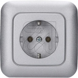 Klein<br>SI single socket silver matt KEUJ/80<br>Article-No: 088750
