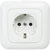 Klein<br>SI single socket pure white KEUJ/14 from a pack of 10 KEUJ/14 and KEUC/E<br>-Price for 10 pcs.<br>Article-No: 090345