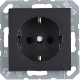 JUNG<br>combi socket graphite black matt A 1520 BF SWM<br>Article-No: 097405