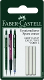 Faber Castell<br>Replacement erasers, pack of 3 for FC mechanical pencils<br>-Price for 3 pcs.<br>Article-No: 4005401315964