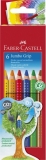 Faber Castell<br>Farbstifte Jumbo Grip 6er Schachtel 110906<br>Artikel-Nr: 4005401109068