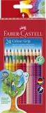 Faber Castell<br>Farbstifte Grip Normal 24er Pappetui 112424<br>Artikel-Nr: 4005401124245