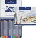 Faber Castell<br>Goldfaber Aqua colored pencils, metal case of 24 114624<br>Article-No: 4005401146247