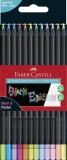 Faber Castell<br>Farbstifte Black Edition Neon+Pastell 3kant 12er 116410<br>Artikel-Nr: 4005401164104