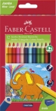 Faber Castell<br>Farbstift Jumbo dreikant 12er-Pack 5,4mm Minenstärke 116501<br>Artikel-Nr: 8991761312360