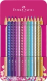 Faber Castell<br>Farbstifte Sparkle normal 12er Metalletui 201737<br>Artikel-Nr: 4005402017379