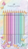 Faber Castell<br>Farbstifte Sparkle Pastel 12er Metalletui 201910<br>Artikel-Nr: 4005402019106