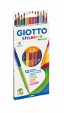 <br>Farbstift Giotto Stilnovo Bicolor 12er-Schachtel zwei Farbenstift 256900<br>Artikel-Nr: 8000825256516