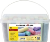 Eberhard Faber<br>Straßenmalkreide farbig sortiert 50 Stück im eckigen Eimer 526550<br>Artikel-Nr: 4087205265508