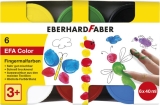 Eberhard Faber<br>Fingerfarbe 40ml 6er EFA auswaschbar 578606<br>Artikel-Nr: 4087205786065