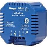 Kopp<br>Blue-control Schaltaktor 4 Draht/2 Kanal 864004028<br>Artikel-Nr: 119470