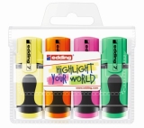 Edding<br>7 Mini Highlighter Textmarker 4er-Set 7-4<br>-Preis für 20 Stück<br>Artikel-Nr: 4004764958818