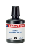 Edding<br>Refill ink Edding T100 Black<br>-Price for 0.1000 liter<br>Article-No: 4004764024872