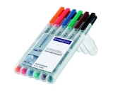 Staedtler<br>Lumocolor Folienschreiber mittel Wl 315Wp6 6Er Et 315WP6<br>Artikel-Nr: 4007817309308