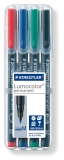 Staedtler<br>Lumocolor Folienschreiber mittel Wf 317Wp4 4Er Et 317 WP4<br>Artikel-Nr: 4007817310380