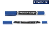 Staedtler<br>Lumocolor Duo Permanent Marker Blau 348-3<br>-Preis für 10 Stück<br>Artikel-Nr: 4007817348017