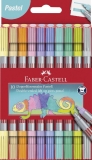 Faber Castell<br>Fasermaler Dick und Dünn Pastellfarben 10er-Schachtel 151112<br>Artikel-Nr: 4005401511120