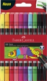 Faber Castell<br>Fasermaler Dick und Dünn Neonfarben 10er-Etui 151109<br>Artikel-Nr: 4005401511090