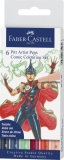 Faber Castell<br>Pitt Artist Brush 6er-Et Comic Colouring Set 267196<br>Artikel-Nr: 4005402671960