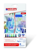 Edding<br>Porzellan-Pinselstift 6er Set Cool Colour 4200-6099<br>Artikel-Nr: 4004764960699