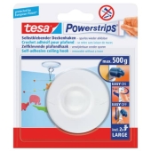 TESA<br>Deckenhaken Powerstrips®, 500g, weiß 58029-00029-00<br>Artikel-Nr: 4005800195402