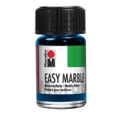 MARABU<br>Marmorierfarbe Easy Marble, 15ml, azurblau 13050 039 095<br>Artikel-Nr: 4007751089083