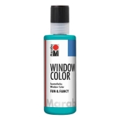 MARABU<br>Fensterfarbe Fun&Fancy, 80ml, türkisblau 04060 004<br>-Preis für 0.0800 Liter<br>Artikel-Nr: 4007751068941