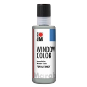 MARABU<br>Fensterfarbe Fun&Fancy, 80ml, silber 04060 004 182<br>-Preis für 0.0800 Liter<br>Artikel-Nr: 4007751068347