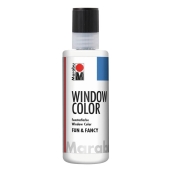 MARABU<br>Fensterfarbe Fun&Fancy, 80ml, konturen-weiß 04060 004 870<br>-Preis für 0.0800 Liter<br>Artikel-Nr: 4007751093820