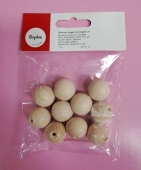 Rayher<br>Raw wood balls 20mm 10 pieces with hole 6250700<br>Article-No: 4006166570599