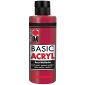 MARABU<br>Basic Acrylfarbe, 80ml, karminrot 12000 004 032<br>-Preis für 0.0800 Liter<br>Artikel-Nr: 4007751115126