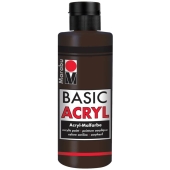 MARABU<br>Basic Acrylfarbe, 80ml, dunkelbraun 12000 004 045<br>-Preis für 0.0800 Liter<br>Artikel-Nr: 4007751115171