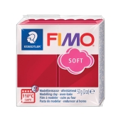 STAEDTLER<br>Modelliermasse FIMO® soft, 57 g, kirschrot 8020-26<br>-Preis für 0.0570 kg<br>Artikel-Nr: 4006608809515