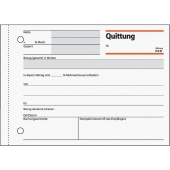 SIGEL<br>Quittung mit MwSt.-Nachweis, A6 quer, 50 Blatt QU619<br>Artikel-Nr: 4004360910647