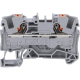 WAGO<br>2-wire feed-through terminal with push-button 6 mm² gray 2206-1201<br>Article-No: 163170