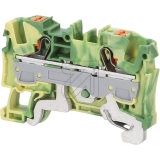 WAGO2-wire feed-through terminal with push-button 6 mm² green-yellow 2206-1207Article-No: 163255