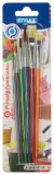Stylex<br>Brush set, 6 school brushes, bristle watercolor brushes<br>Article-No: 4044186350609