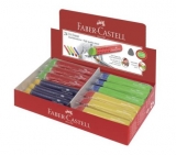 Faber Castell<br>Eraser FC Tri colored assorted ergonomic<br>-Price for 24 pcs.<br>Article-No: 9555684647665