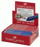 Faber Castell<br>Dreieck Radierer Grip 2001 farbig sortiert<br>-Preis für 10 Stück<br>Artikel-Nr: 4005401871019