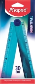 Maped<br>Ruler 30cm foldable Nightfall blue 281018<br>Article-No: 3154142810182