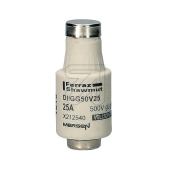 MERSEN<br>DII fuse links gG 25A<br>-Price for 5 pcs.<br>Article-No: 184035
