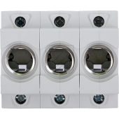 KELECTRICD02-Sicherungsockel E18, 3-polig IEC/EN 60969-3, DIN VDE 0636-3, 284013-Preis für 5 StückArtikel-Nr: 185355