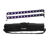 EUROLITE<br>Set 2x LED BAR-12 UV Leiste + Soft-Bag