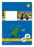 Staufen<br>Booklet A5 16 sheets Lin 10 squared with style border<br>-Price for 10 pcs.<br>Article-No: 9002244554074