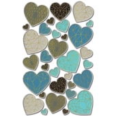 AVERY ZWECKFORM<br>Puffy stickers hearts 3D, 32 pieces 57309<br>Article-No: 4004182573099